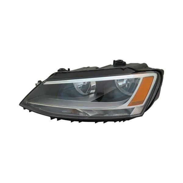 Escapada Halogen Left Hand Side Headlight for 2011-2016 Volkswagen Jetta ES3635225